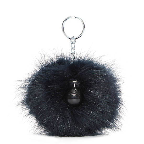 Kipling Pompom Monkey Keychain Accessoires Donkerblauw | BE 1958HA